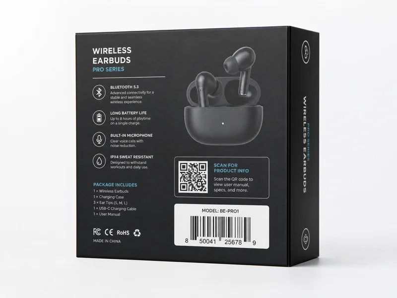 Retail product barcode labels