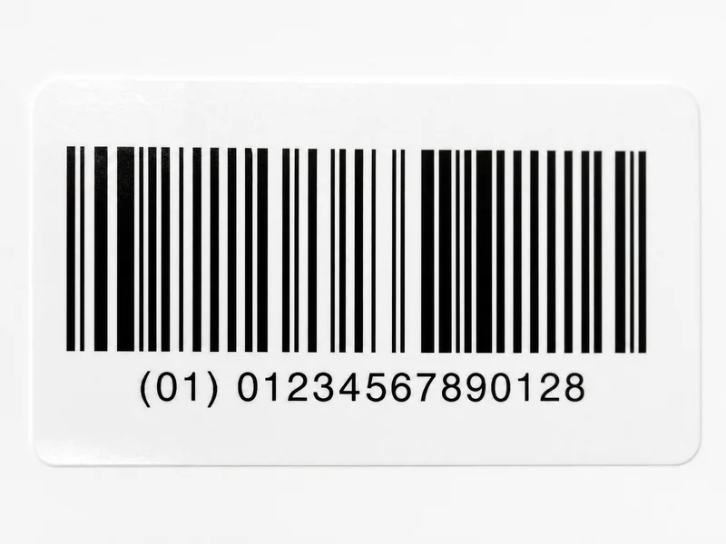 1D barcode labels