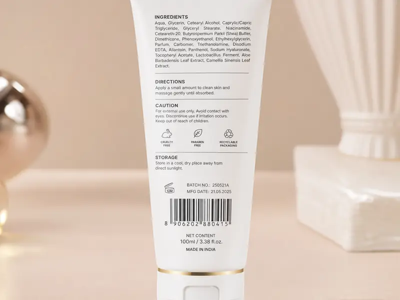 QR code labels for beauty product authentication and engagement