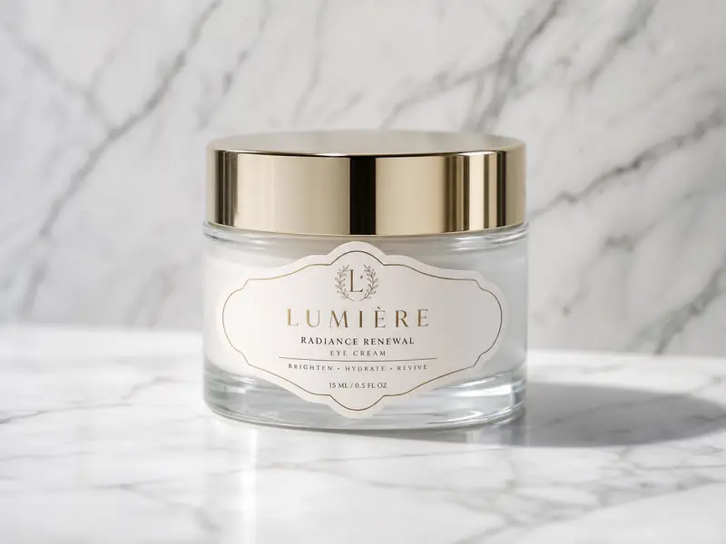 Custom die cut labels for indie beauty and cosmetics brands