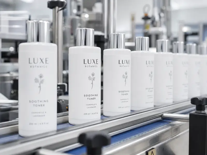 Roll labels for high-volume beauty product manufacturing