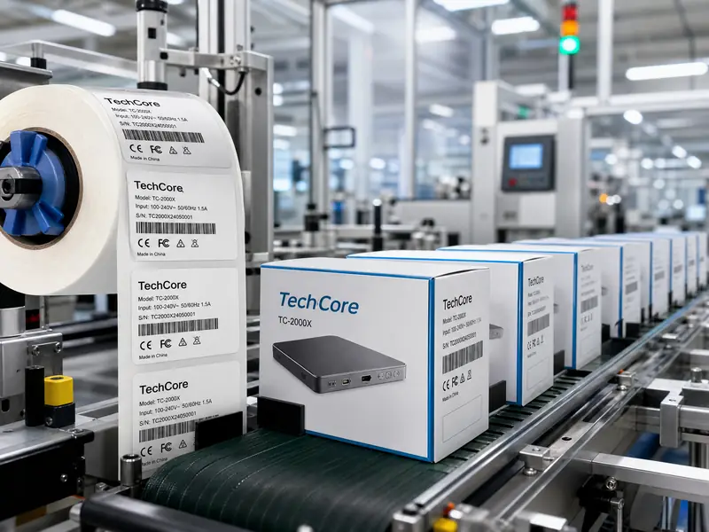 Roll Labels for Production Lines