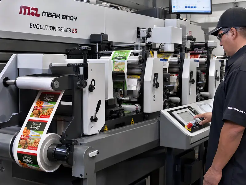 Flexographic printing press