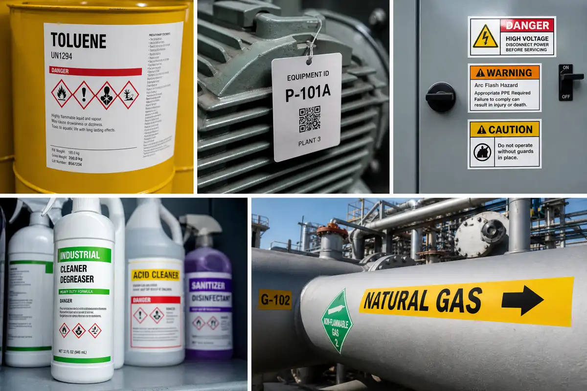 Chemical & Industrial Sector labels