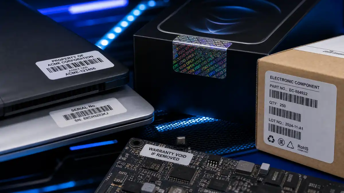 Electronics Industry label manufacturing