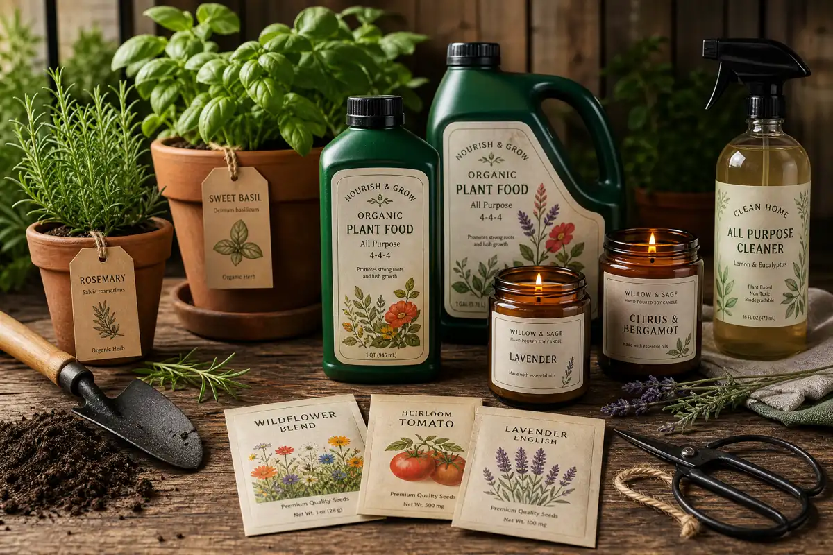 Home & Garden Brands labels