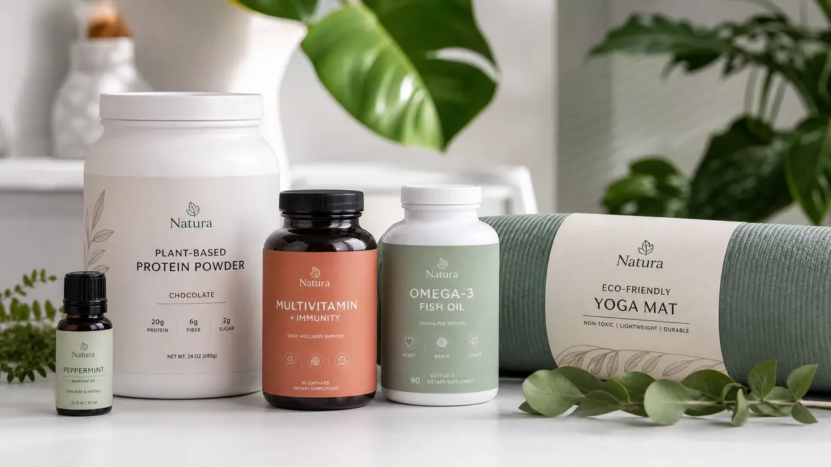 Health & Wellness Industry custom labels